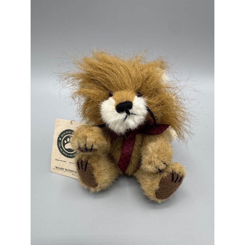 Boyds Archive Collection Roary Maneford Plush 5 Inch Ornament Angle Wings